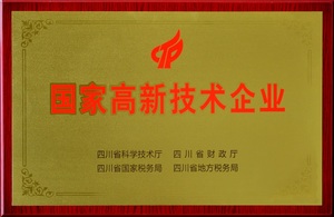 国家高新技术企业